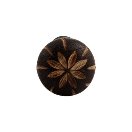 Cut Flower Wooden Wine Stopper
